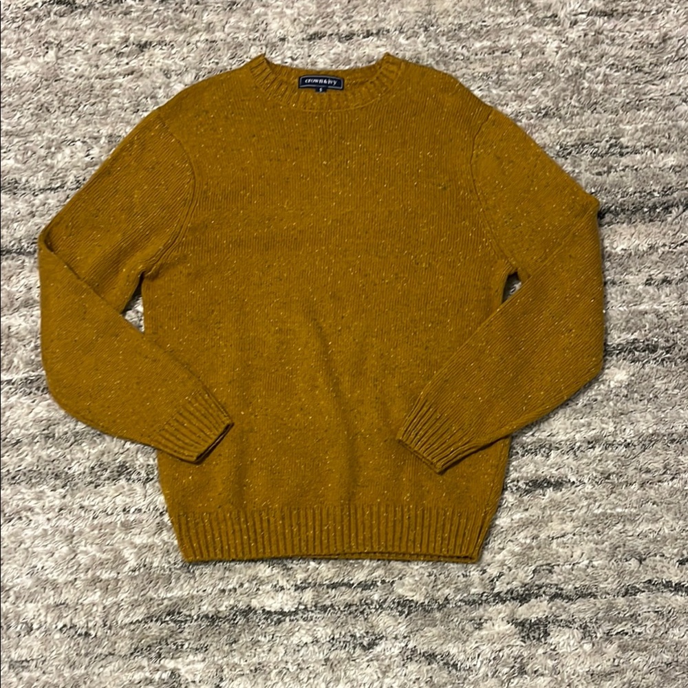 Dark Yellow Crown and Ivy Sweater